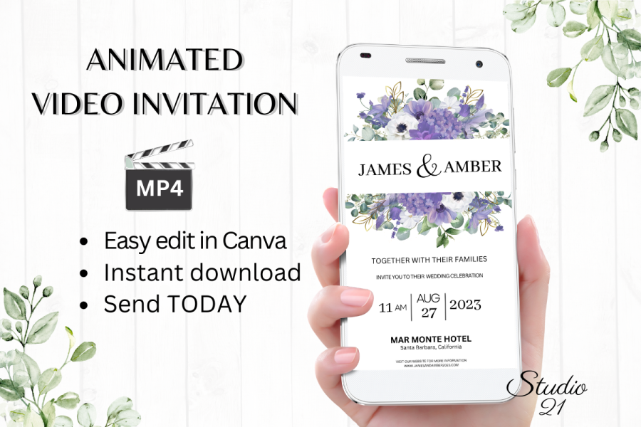 Smartphone Video Invitation Template