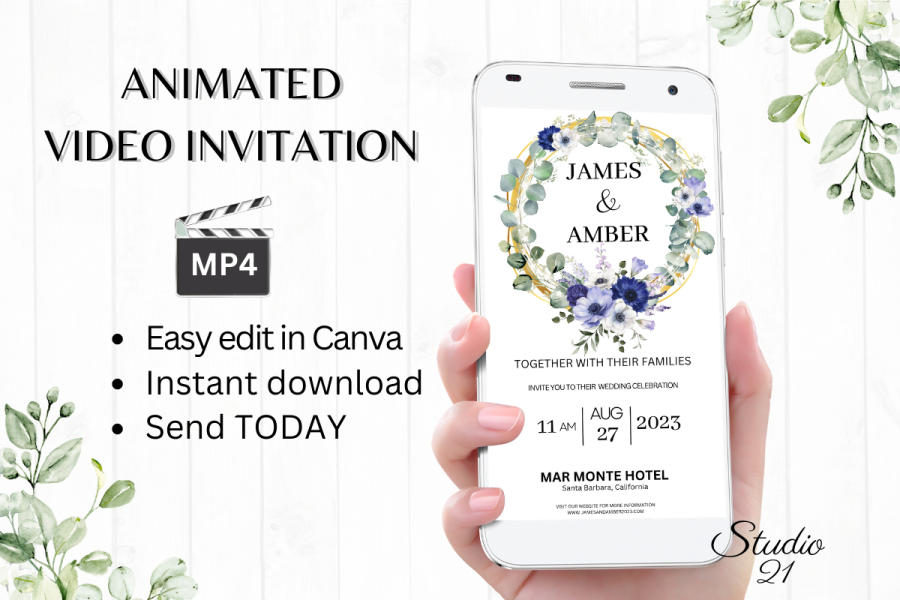 Smartphone Video Invitation Template