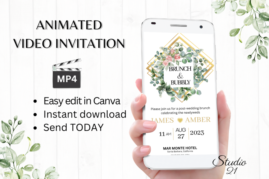 Smartphone Video Invitation Template