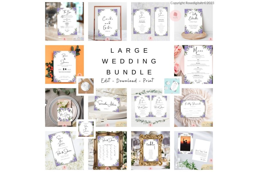 Elegant Wedding Invitation Templates