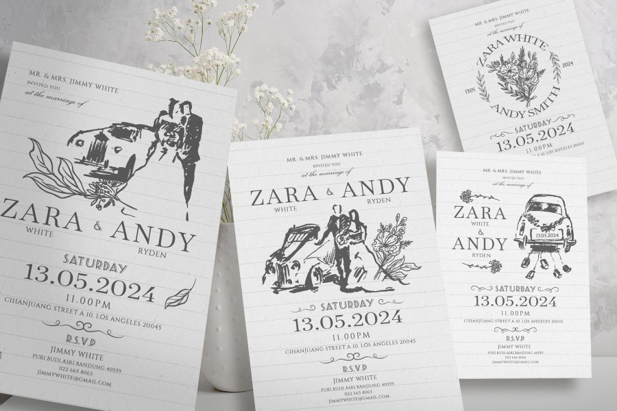 Creative Wedding Invitation Template