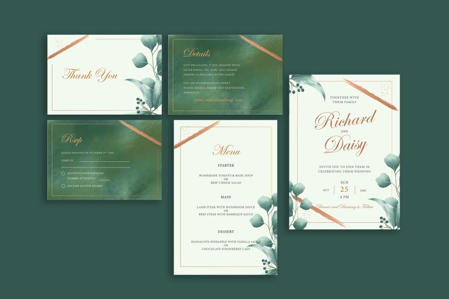 Elegant Wedding Invitation Template