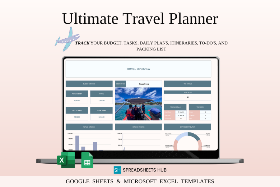 Ultimate Travel Planner Spreadsheet
