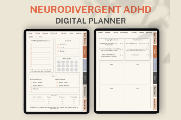 Hyperlinked Digital Daily Planner