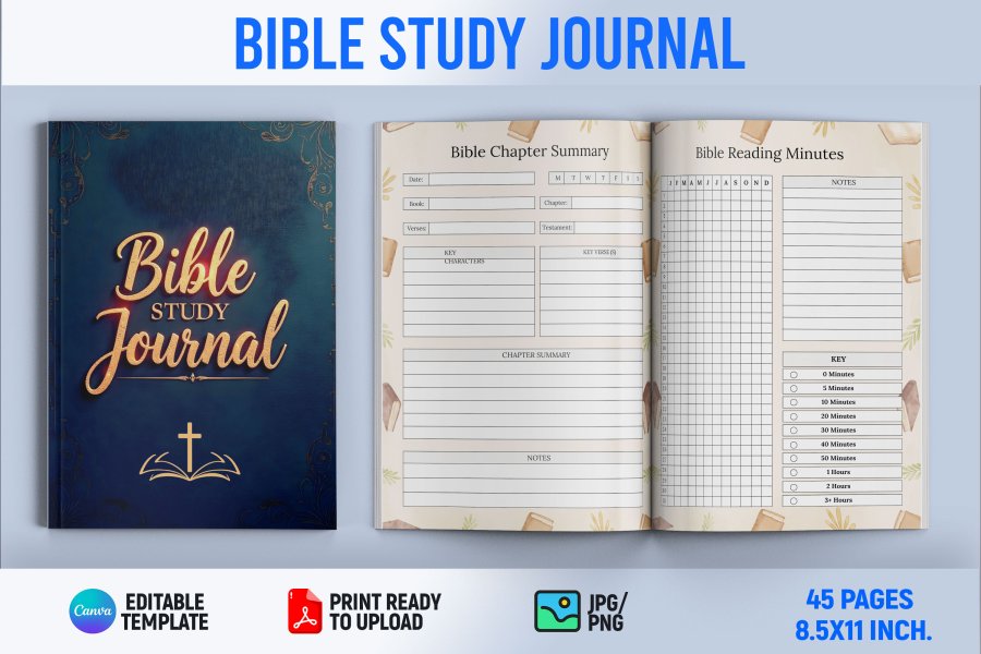 Bible Study Journal Template