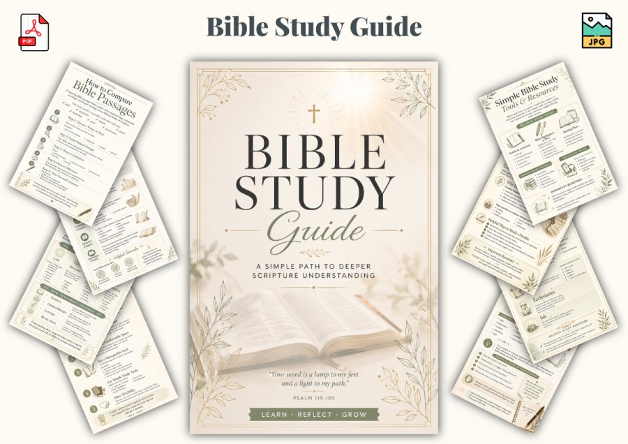 Bible Study Guide Workbook
