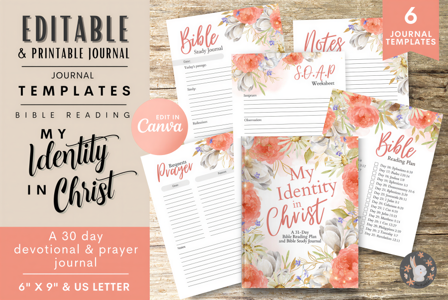 Bible Study Devotional Journal Template
