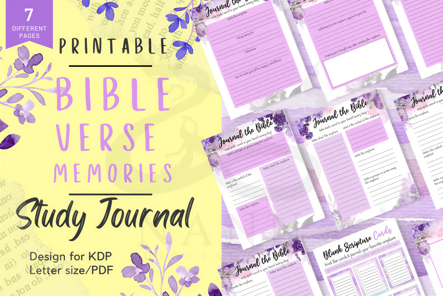 Bible Study Memory Journal and Scripture Cards