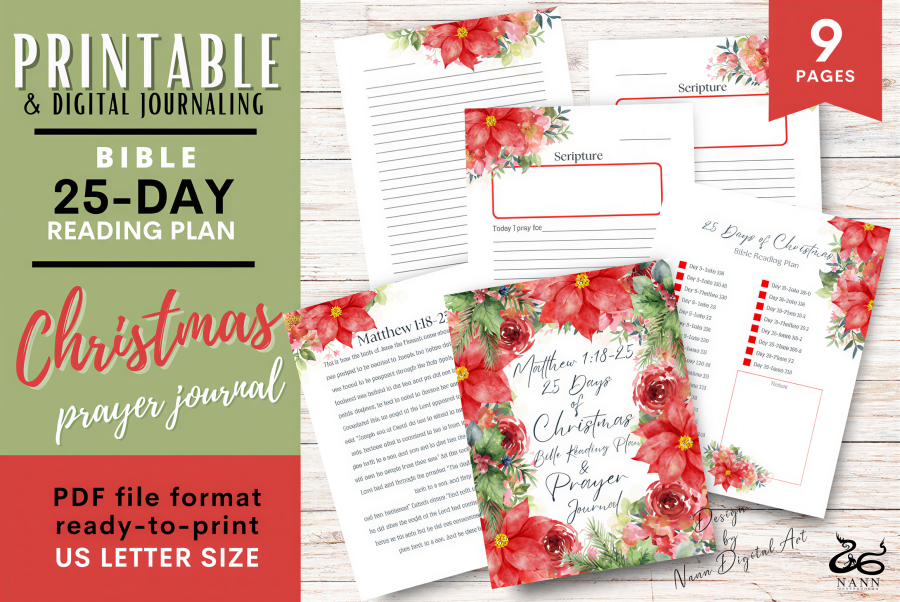 Christmas Bible Reading Plan and Prayer Journal