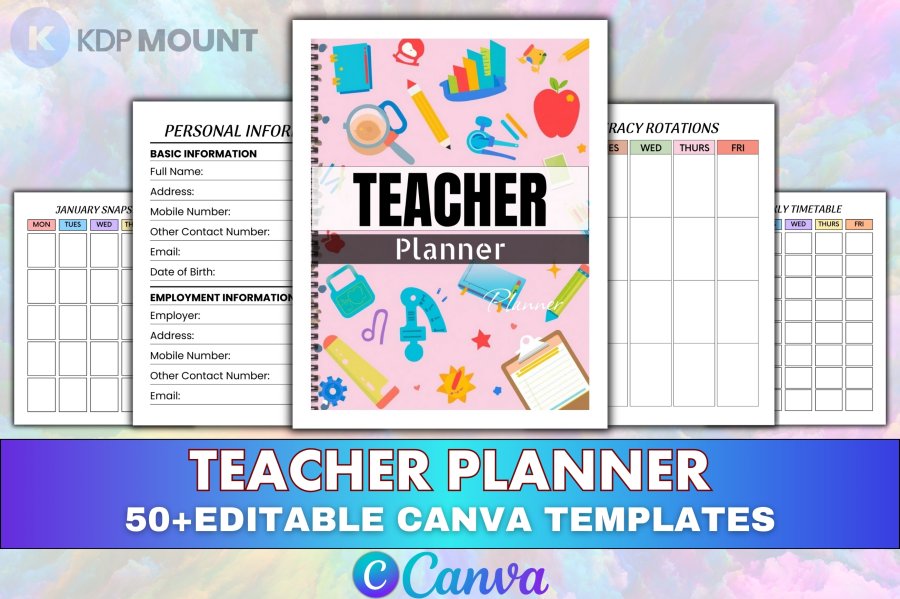 Teacher Planner KDP Interior