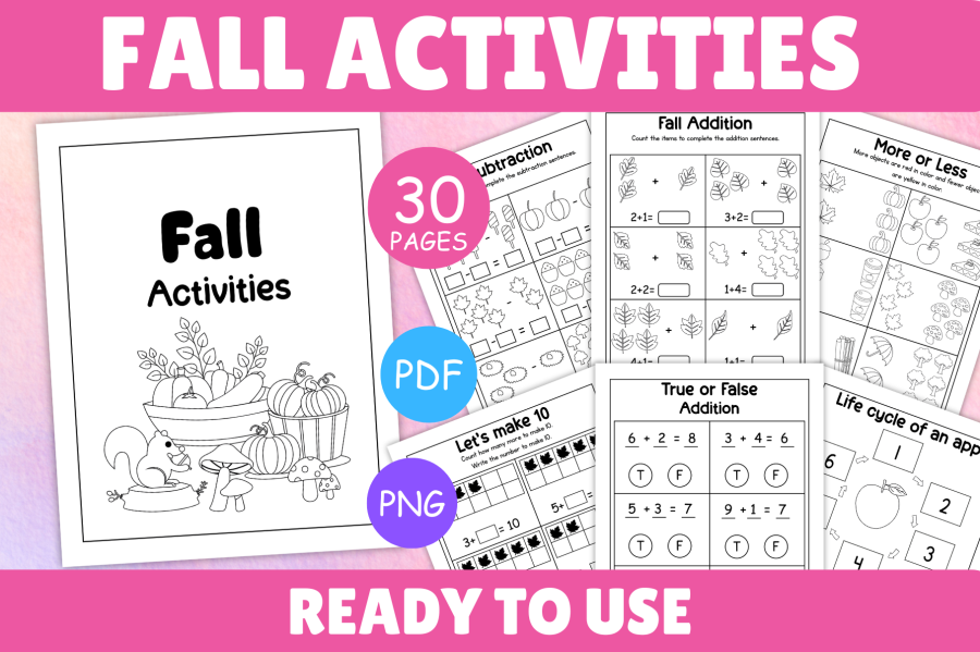Fall Activity Book