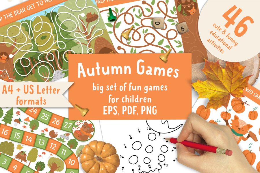 Autumn Games Activity Set