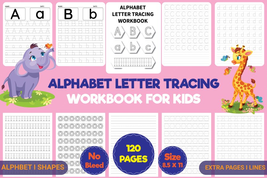 Alphabet Tracing Workbook