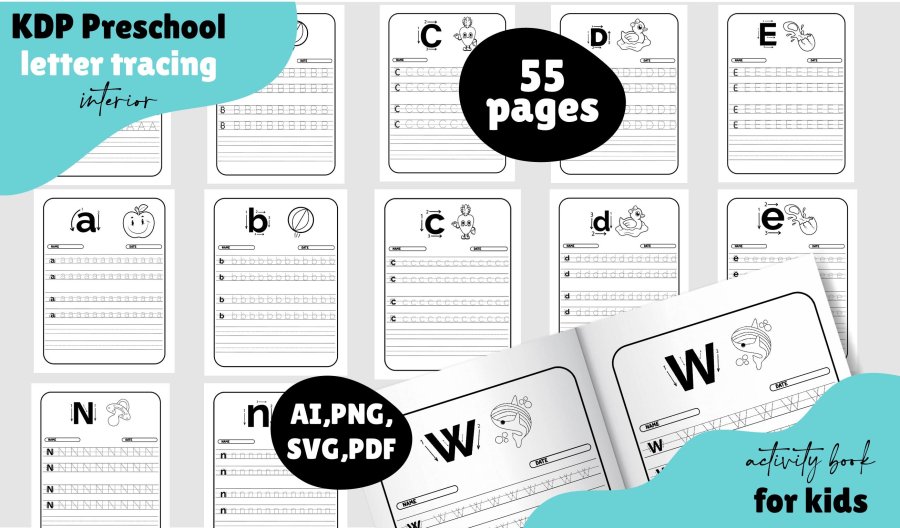 Alphabet Letter Tracing Workbook