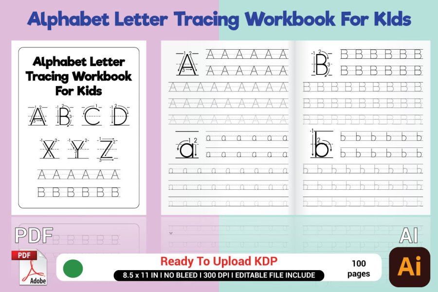 Alphabet Letter Tracing Workbook