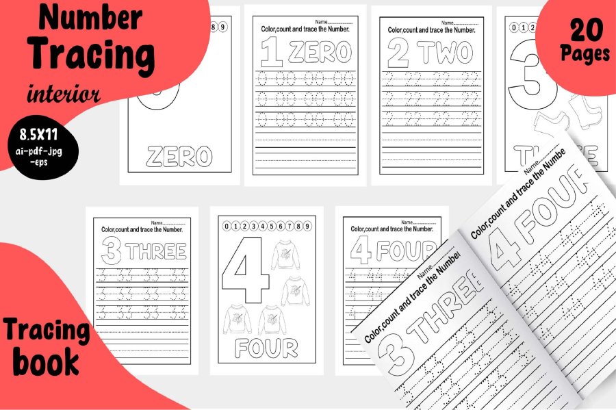 Number Tracing Workbook
