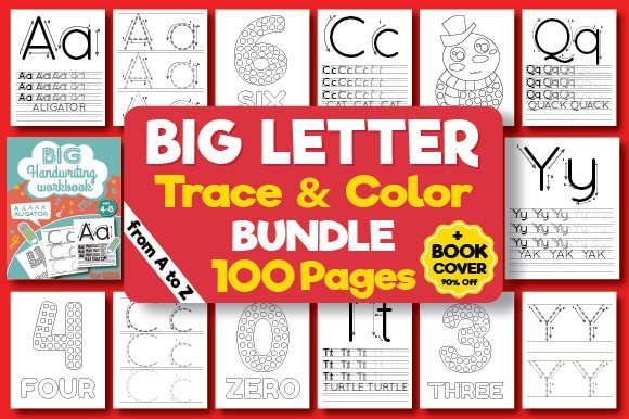 Big Alphabet Tracing Bundle