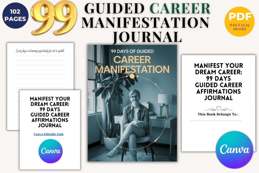 Career Manifestation Guided Journal