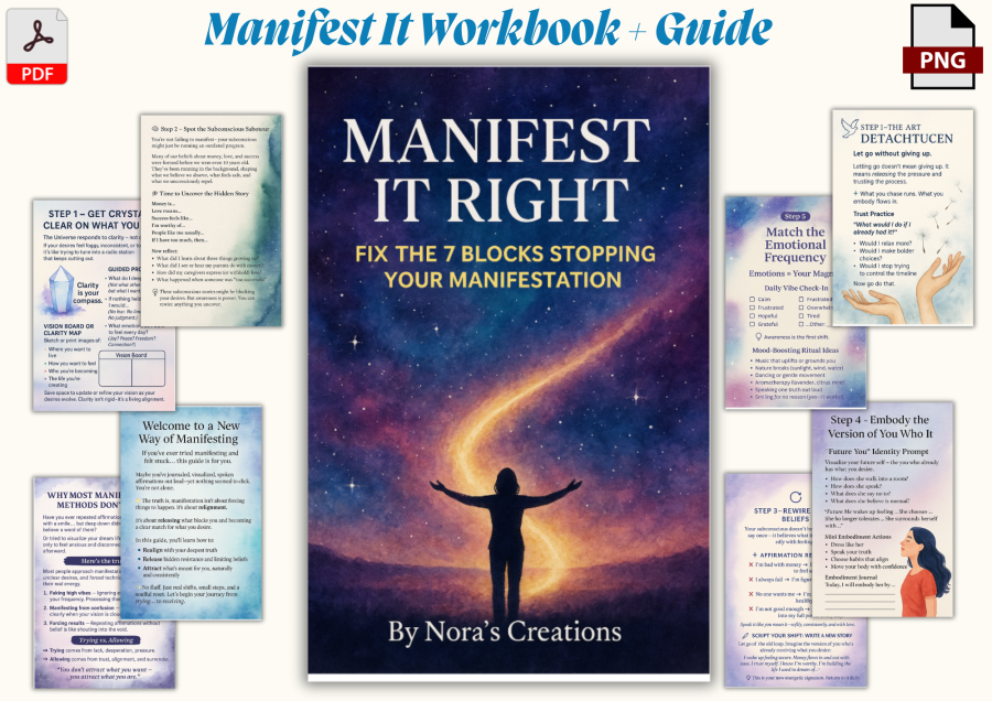 Manifest It Right Workbook