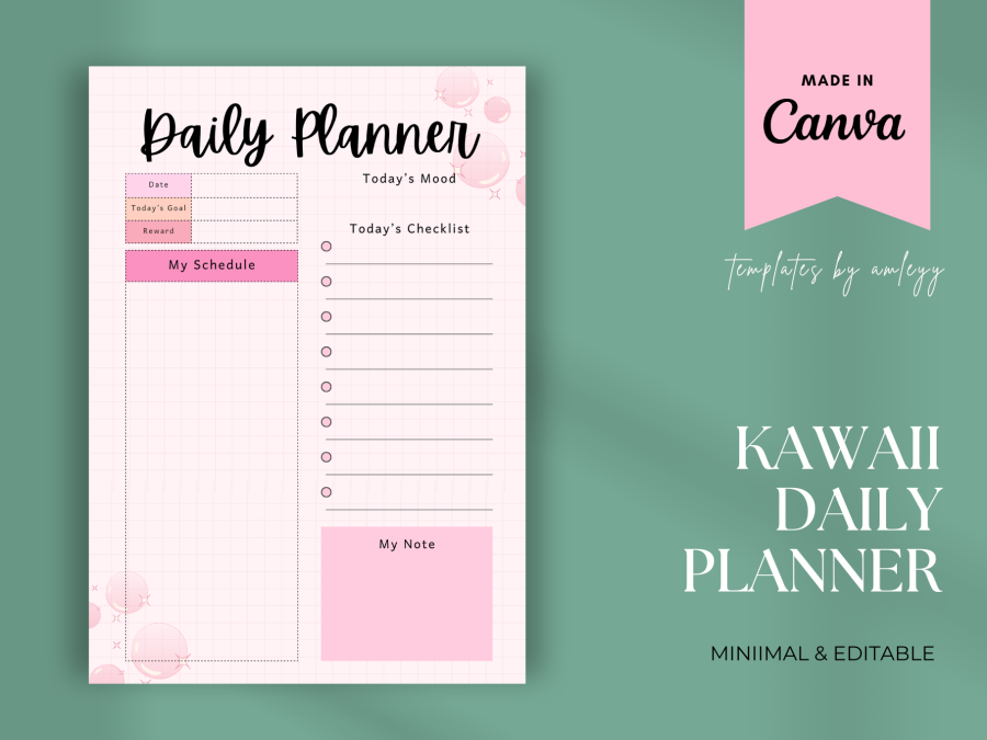Kawaii Daily Planner