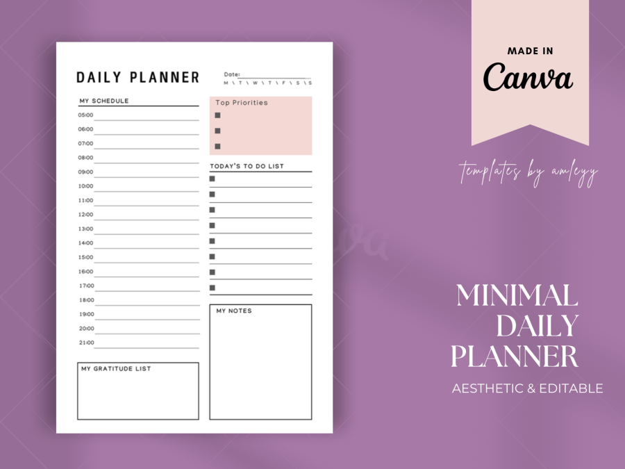 Minimal Daily Planner