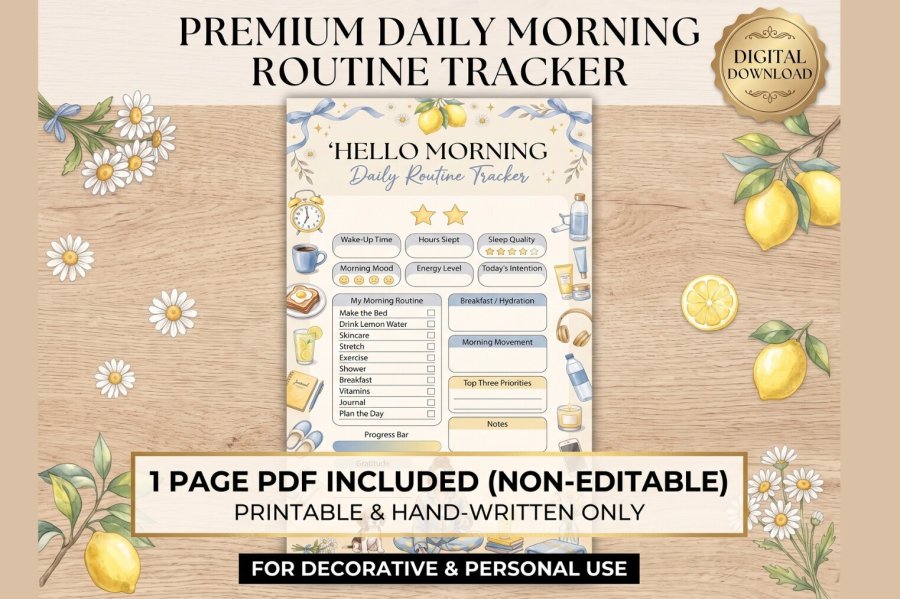 Cute Printable Planner PDF
