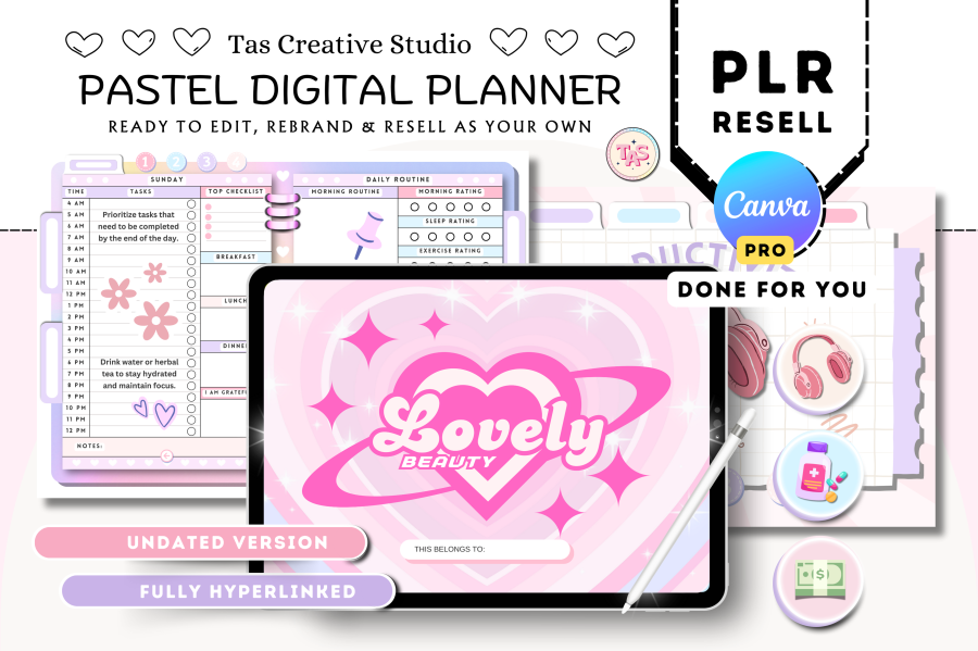 Pink Pastel Digital Planner