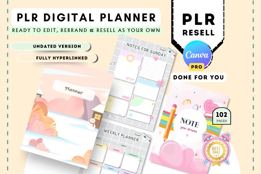 Cute Digital Planner Bundle