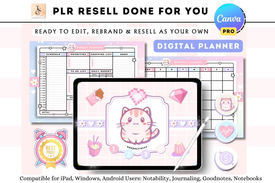 Cute Kawaii Digital Planner