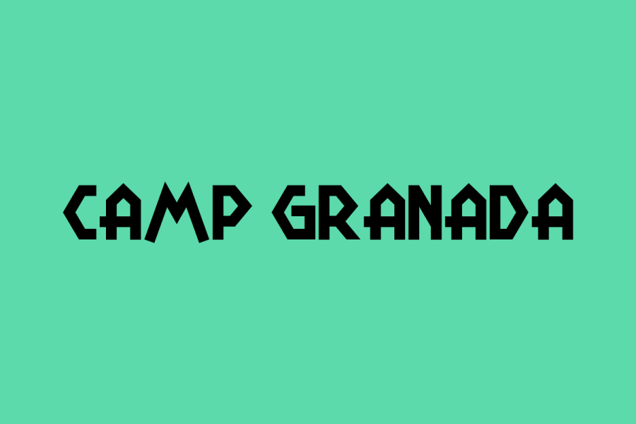 Camp Granada Geometric Gothic Sans Serif Font