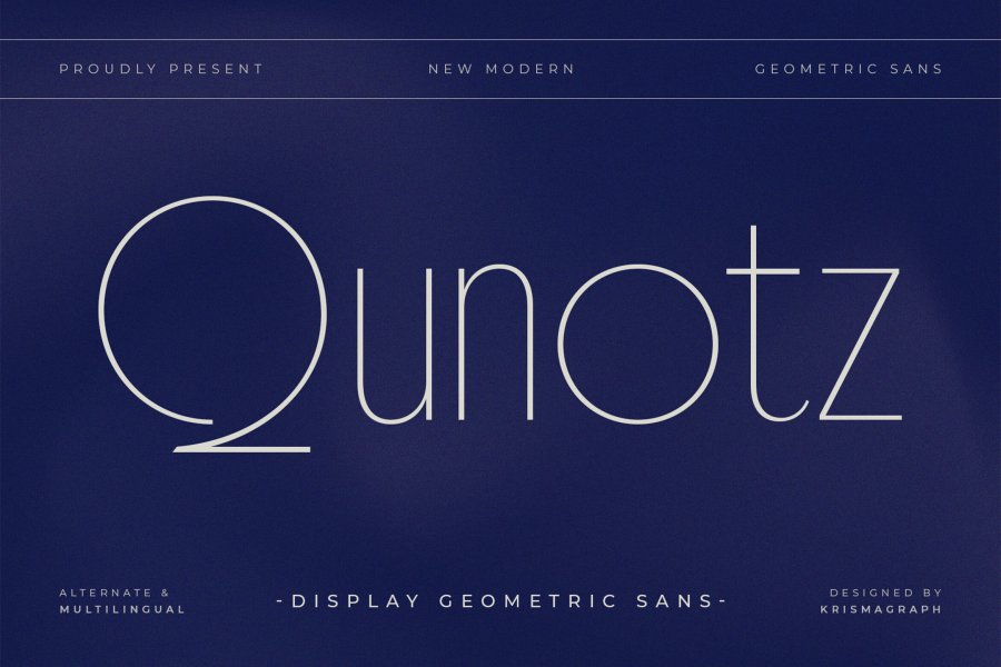 Qunotz Geometric Sans
