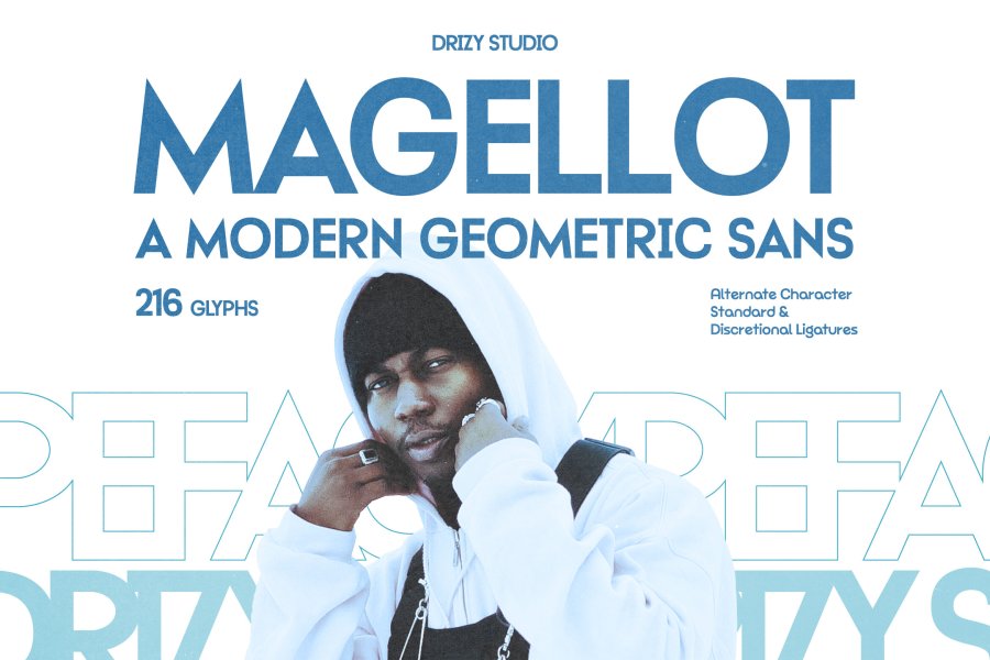 Magellot Modern Geometric Sans Font