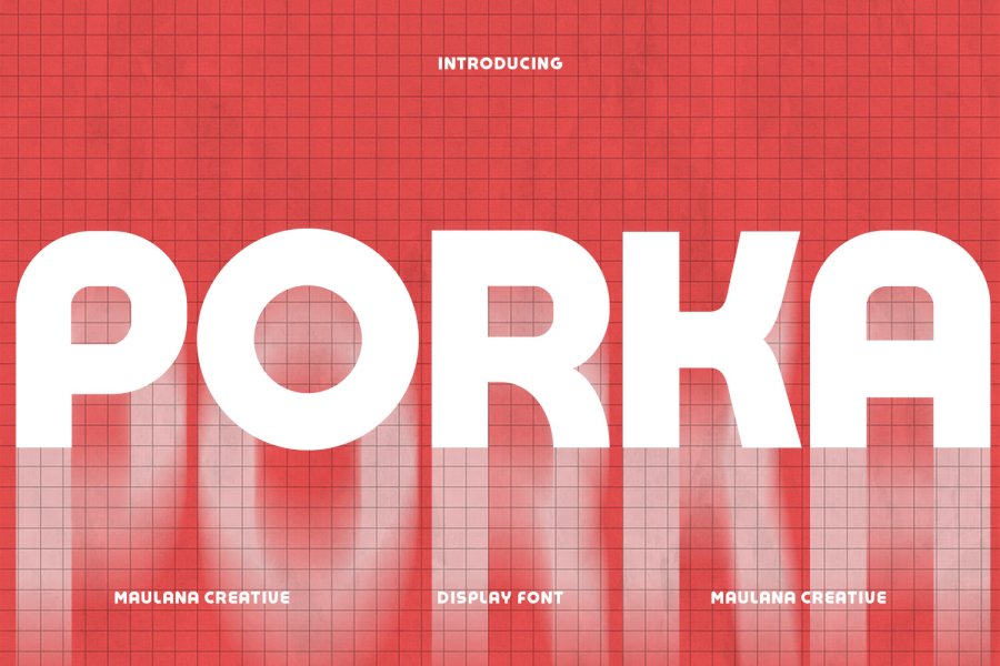 Porka Geometric Sans Font