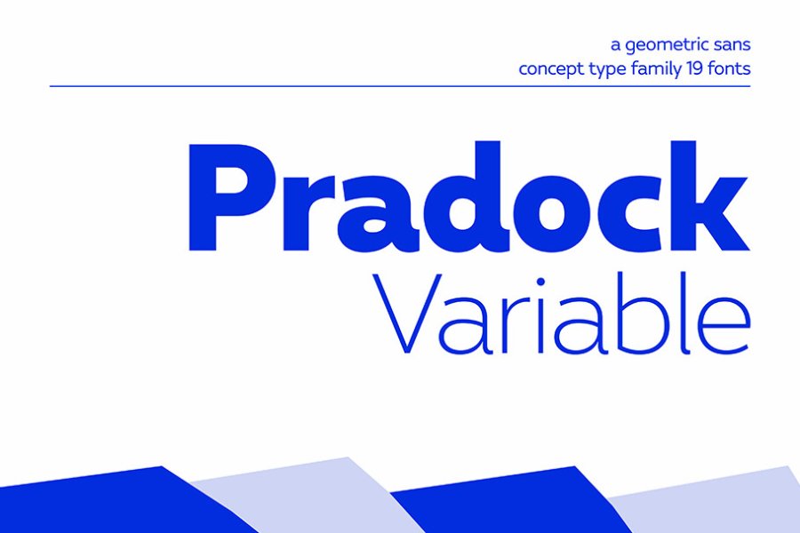 Pradock Geometric Sans-Serif Font