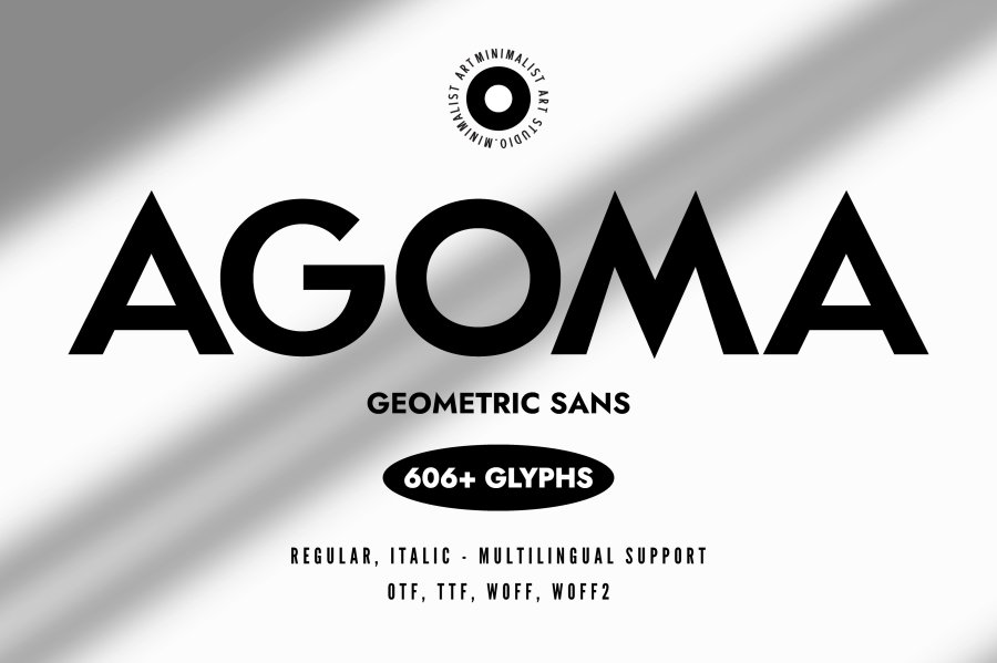 Agoma Minimalist Sans Serif Font