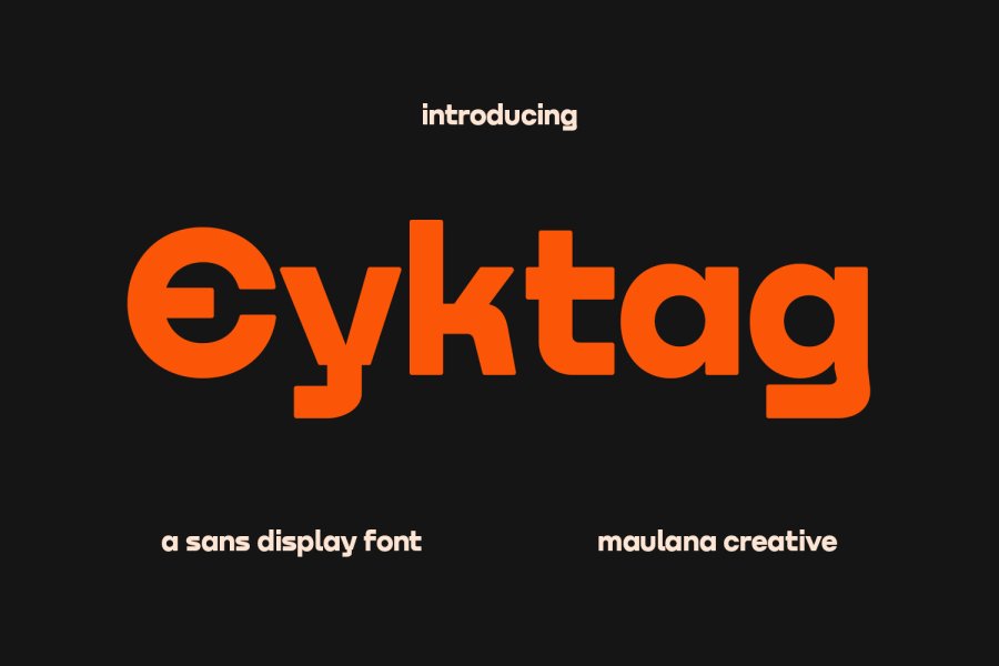 Eyktag Sans Serif Font