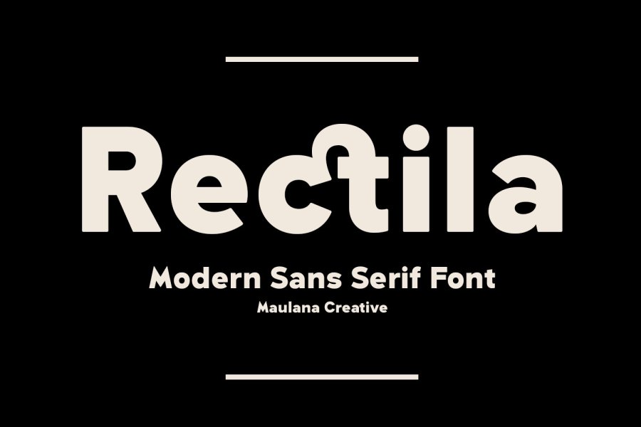 Rectila Sans Serif Font