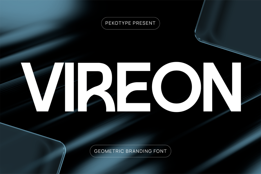 Vireon Geometric Sans Serif Font
