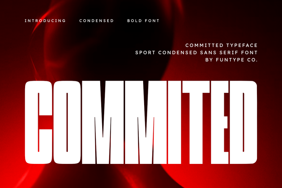 Committed Sport Condensed Sans Serif