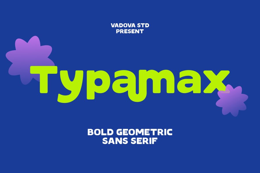 Typamax Bold Geometric Sans Serif