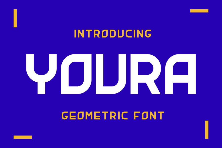 Youra Modern Geometric Sans Serif