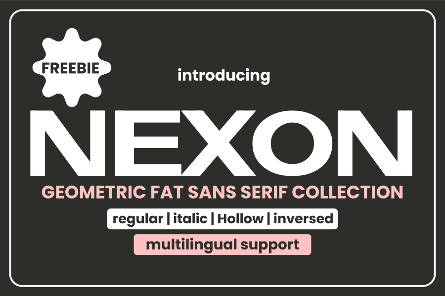 Nexon Sans Typeface
