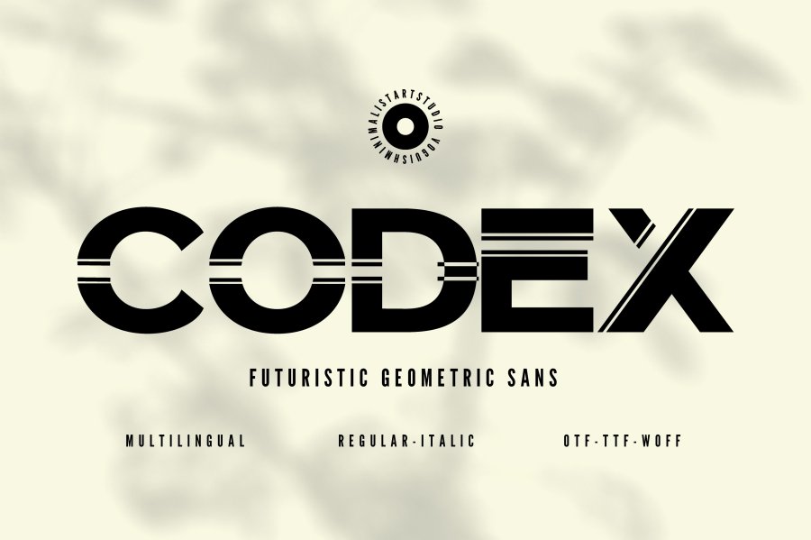 Codex Modern Geometric Sans Serif