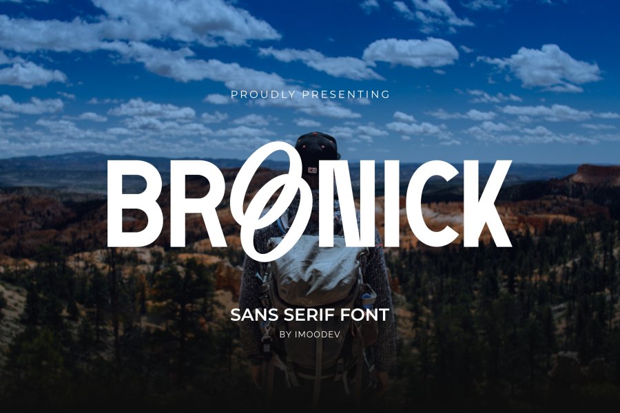 Broonick Sans Serif Font