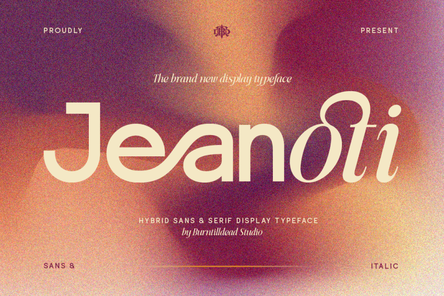 Jeanoti Display Typeface