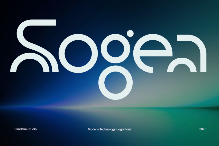 Sogea Modern Display Font