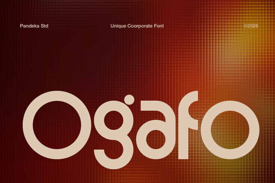 Ogafo Modern Corporate Display Font