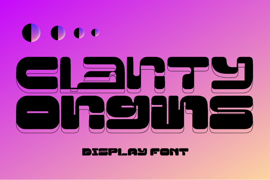 Clarity Origins Techno Font