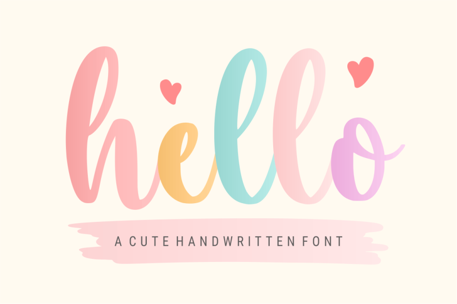 Hello Handwritten Font