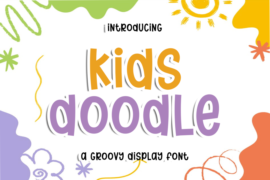 Kids Doodle Handwritten Script Font